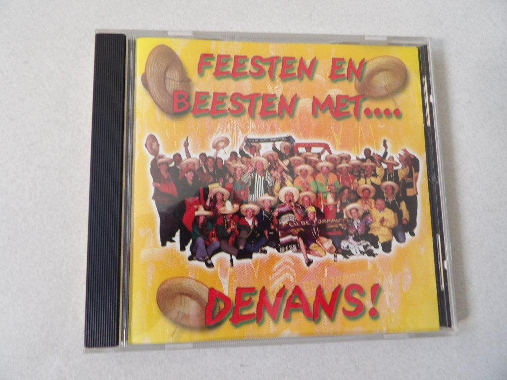 CD FEESTEN EN BEESTEN MET DENHANS, Ophalen of Verzenden, Zo goed als nieuw, Levenslied of Smartlap