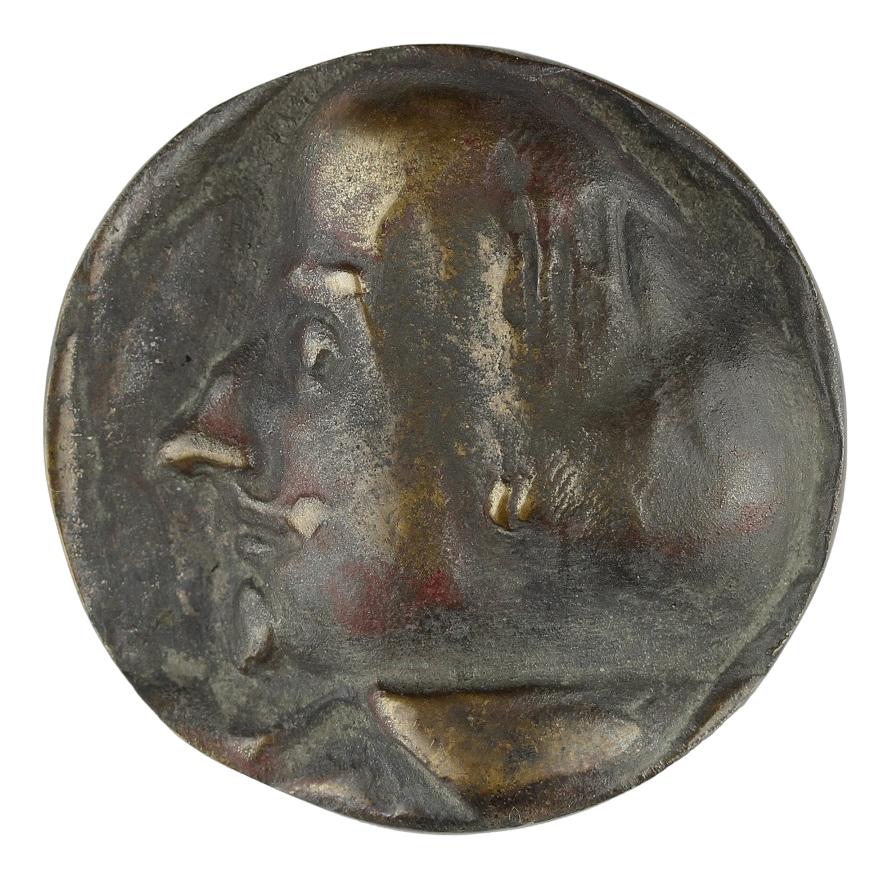 Penning VPK 1964 Piet Esser : William Shakespeare, Verzenden, Brons, Nederland
