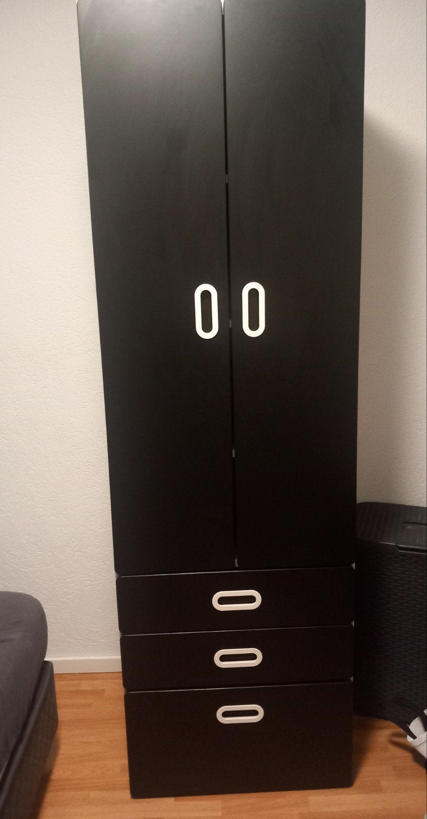 Ikea Stuva kledingkast zwart, Ophalen, Met deur(en), Stuva, 50 tot 100 cm