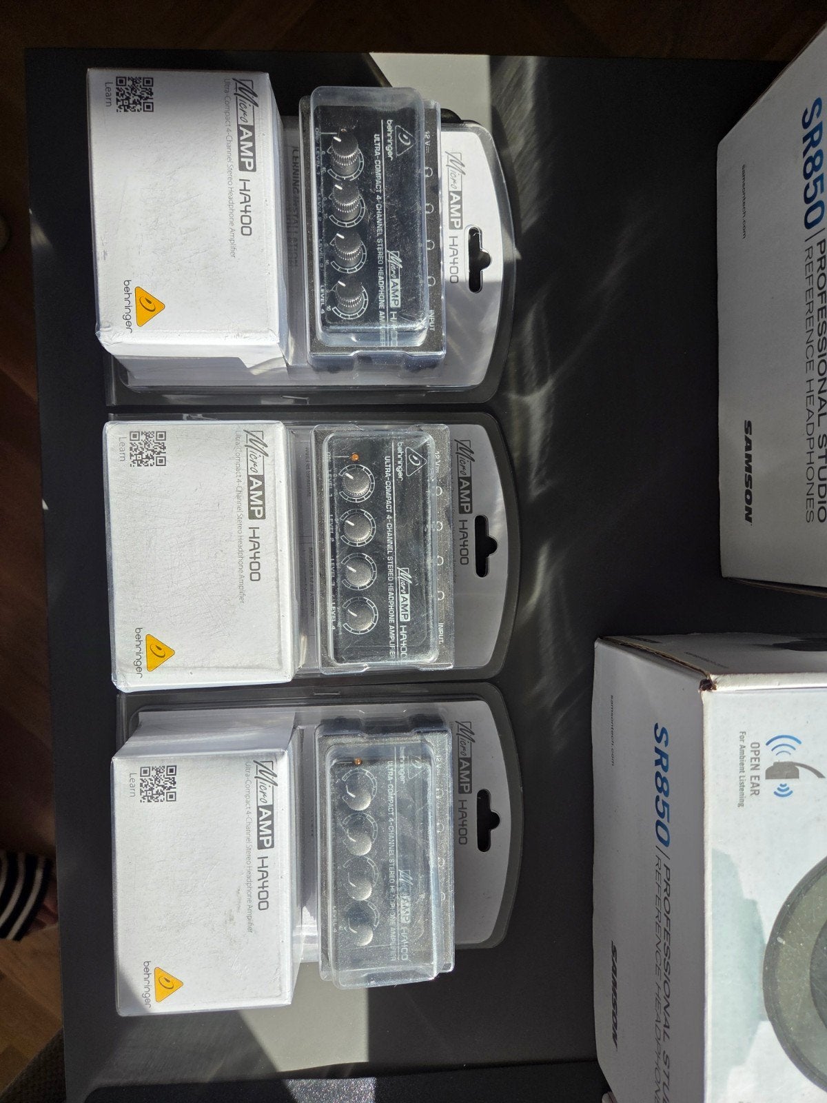 Behringer MicroAMP HA400 Hoofdtelefoonversterker (3 stuks), Ophalen of Verzenden, Nieuw, Overige typen