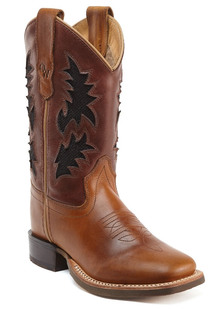 Kinder western cowboy laarzen echt leder bruin donkerbruin, Jongen of Meisje, Schoenen, Nieuw, Ophalen of Verzenden