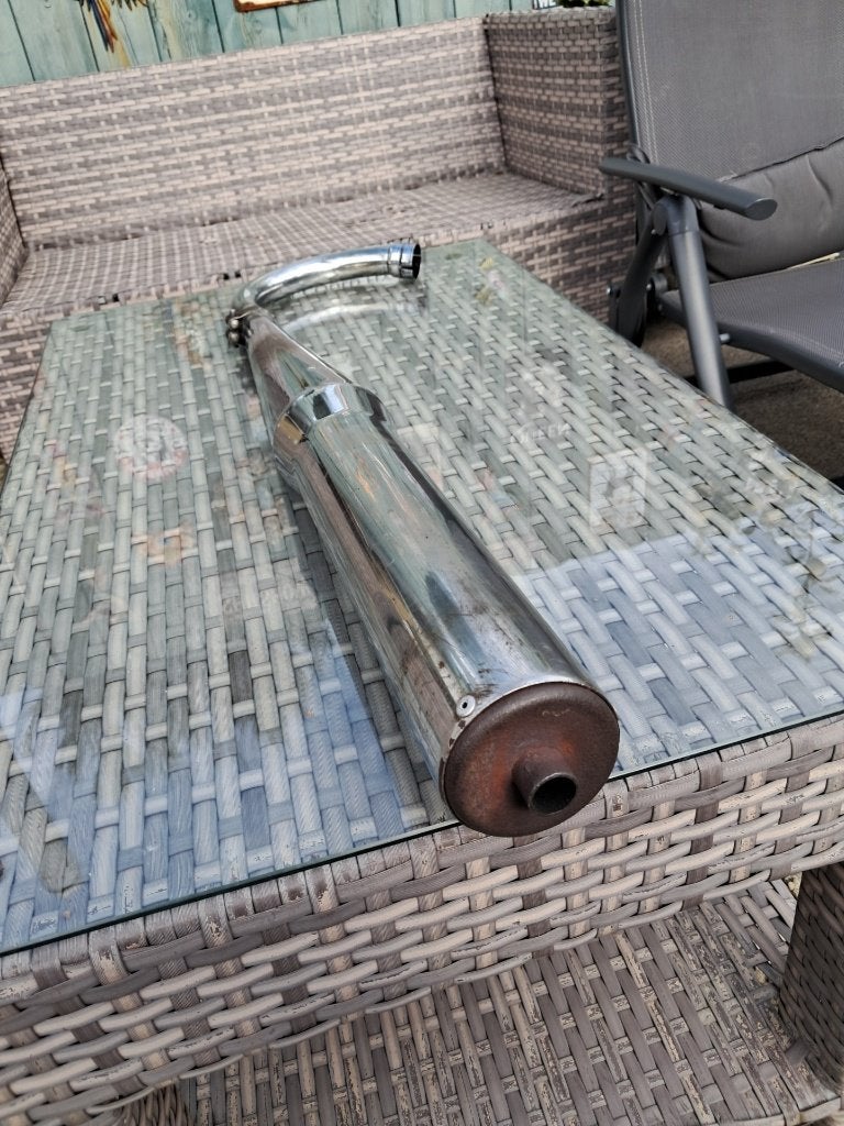 Originele de Jager uitlaad pijp met 36mm bocht, Ophalen of Verzenden, Gebruikt, Overige typen