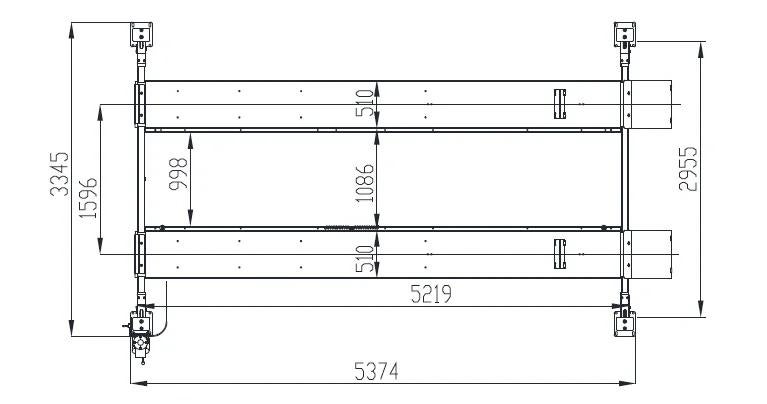Wolf WL464 4-kolomshefbrug 5,2 METER AANBIEDING! / Nieuw, Ophalen, Nieuw