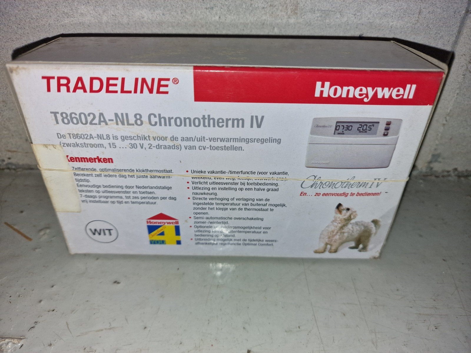 Honeywell Chronotherm IV T8602A-NL8 Thermostaat, Ophalen of Verzenden, Zo goed als nieuw