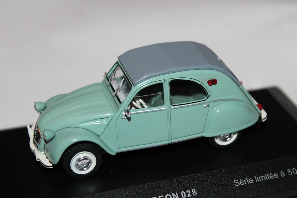 Citroen 2CV AZL 1964 groen Odeon 1:43, Hobby en Vrije tijd, Modelauto's | 1:43, Ophalen of Verzenden, Nieuw, Auto, Overige merken