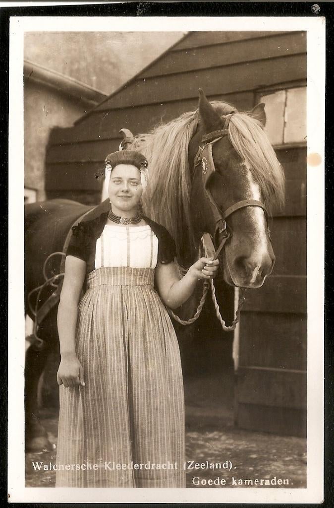 Walcheren, Klederdracht, Goede Kameraden, Ophalen of Verzenden, 1940 tot 1960, Gelopen, Zeeland