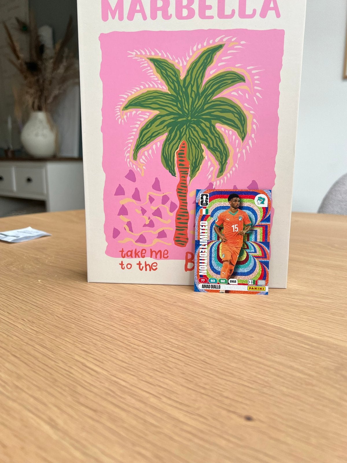 Amad Diallo Limited Edition Panini Adrenalyn  Kaart, Ophalen, Zo goed als nieuw, Buitenlandse clubs, Spelerskaart