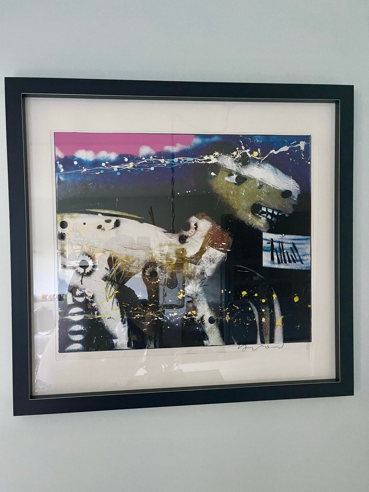 Herman Brood Zeefdruk “Nightride” Gesigneerd 1/175, Antiek en Kunst, Zeefdruk, Gelimiteerde oplage, Ophalen, Personages en Fantasiefiguren