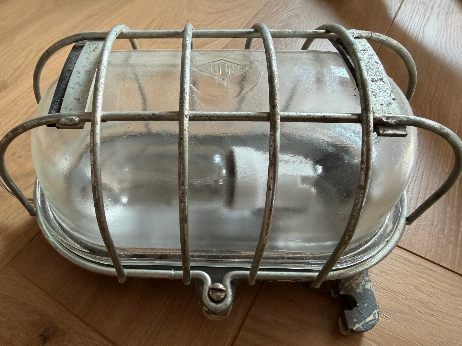 Industriele Bully Lamp | Zwaar, Ophalen of Verzenden, Zo goed als nieuw