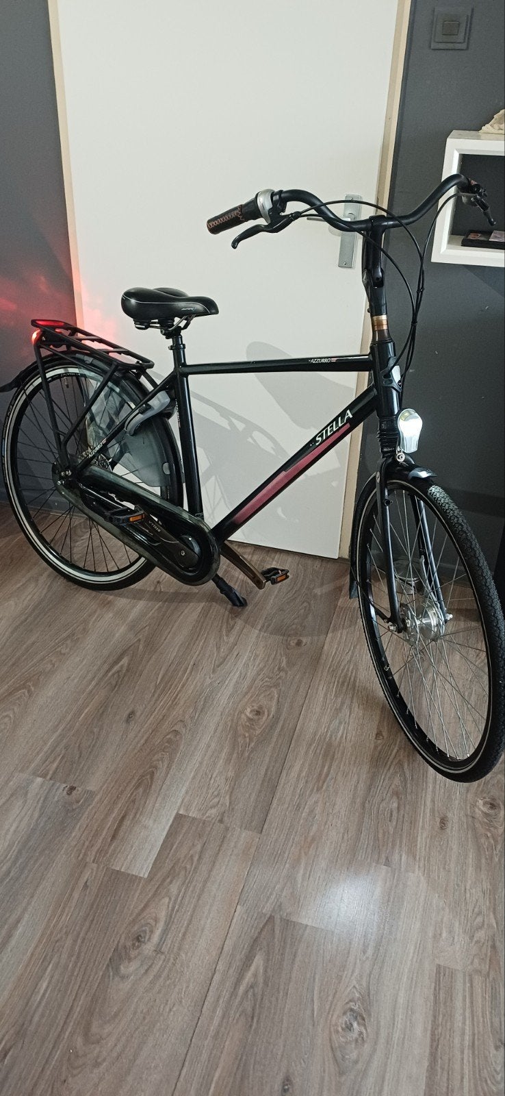 Stella Azzurro NERO Heren Fiets 28" D54.   Z.g.a.n, Versnellingen, Zo goed als nieuw, Ophalen, Overige merken