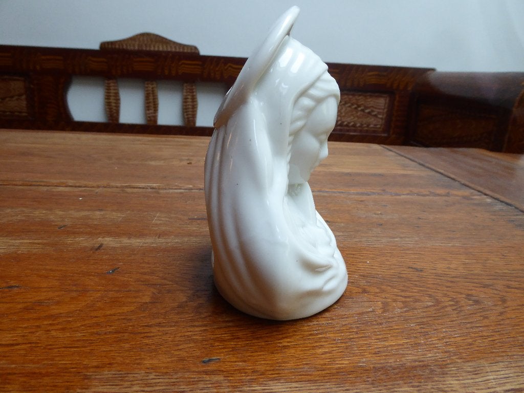 Porseleinen Maria beeldje – buste, Antiek en Kunst, Antiek | Religie, Ophalen of Verzenden