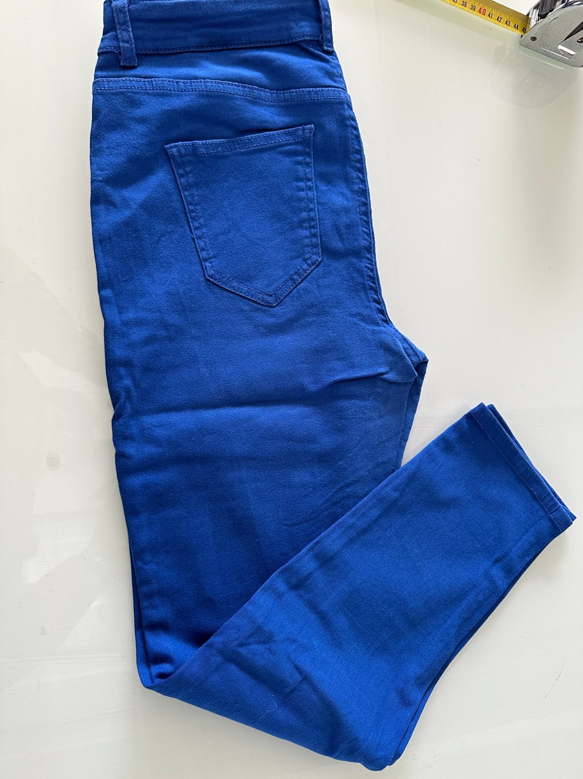 M&S Mode blauwe spijkerbroek, maat 42, Blauw, Maat 42/44 (L), Ophalen of Verzenden, Zo goed als nieuw