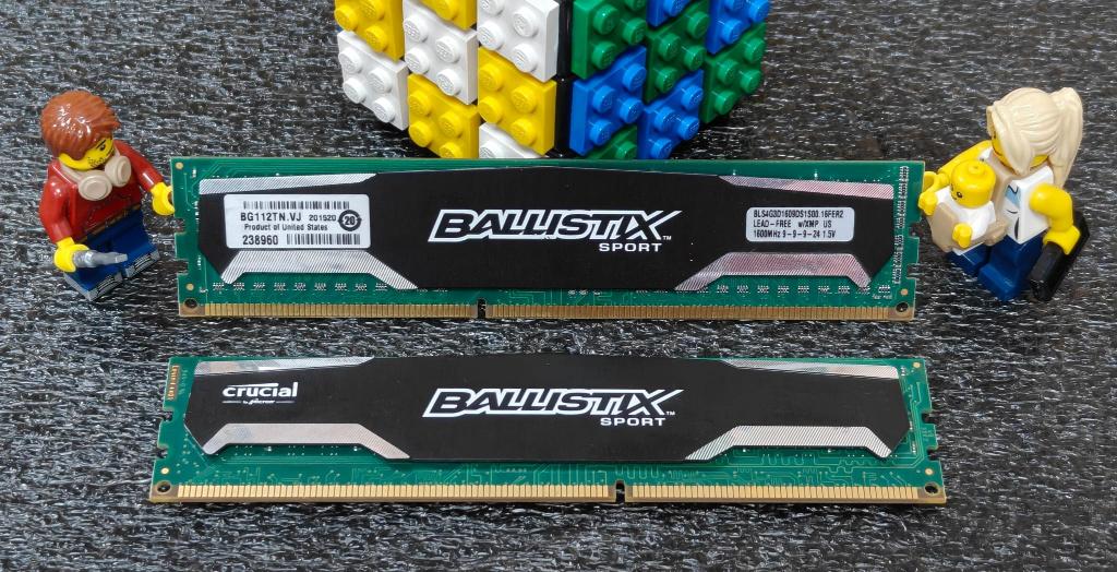 Crucial Ballistix BLS2CP4G3D1609DS1S00CEU DDR3 Geheugen, Verzenden, 8 GB, DDR3, Zo goed als nieuw