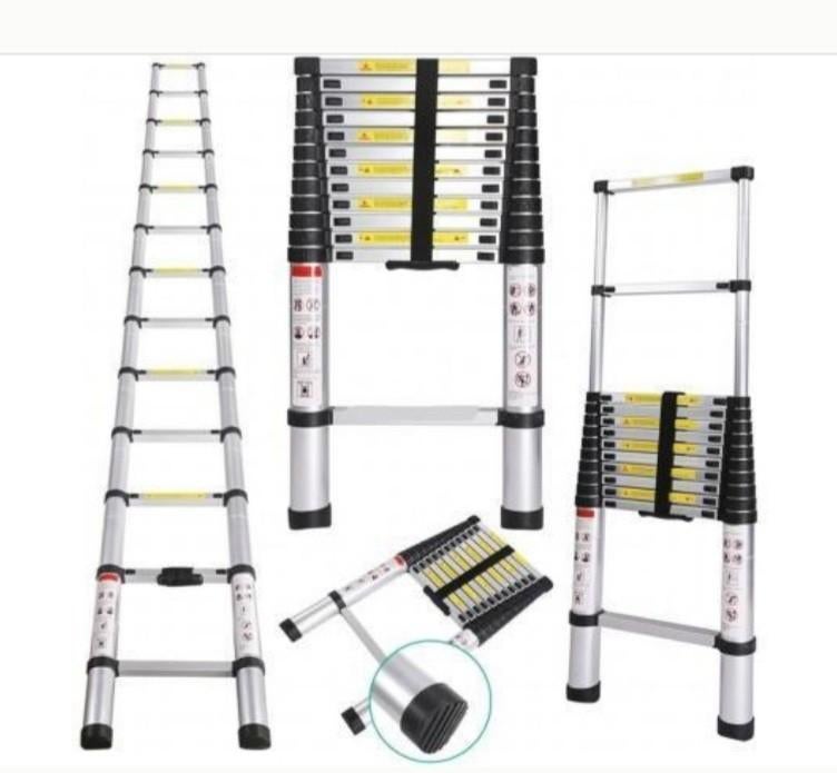 Telescopische Ladder,  Inschuifbaar,Draagbaar incl.verzenden, Nieuw, Ophalen of Verzenden, Ladder, Opvouwbaar of Inschuifbaar