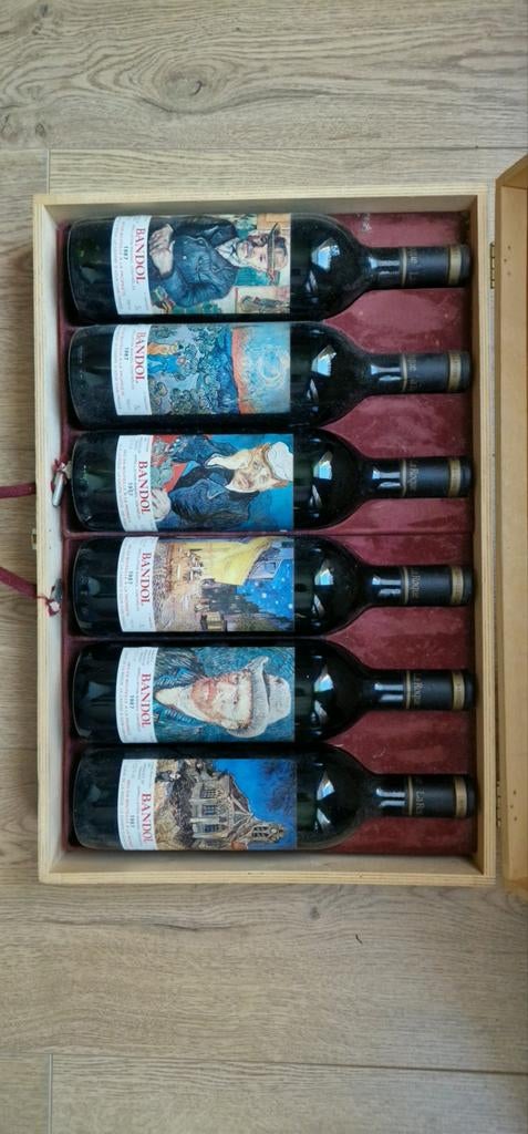 Les Impressionnistes Van Gogh Wijncollectie (6 flessen), Verzamelen, Wijnen, Ophalen, Zo goed als nieuw, Frankrijk, Rode wijn
