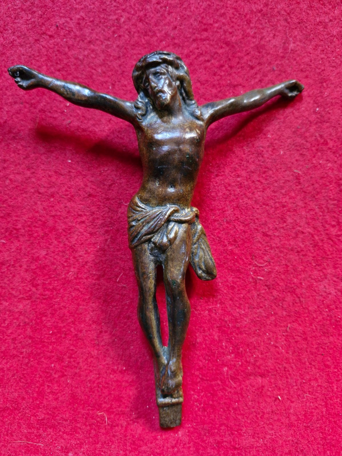 Bronzen Corpus Christi, 16e-18e eeuw, cire perdue, Ophalen of Verzenden