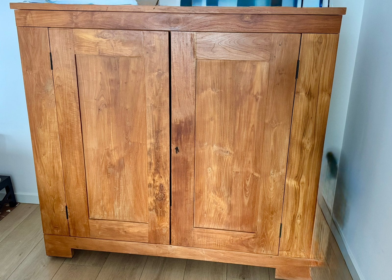 Teak houten kast., Huis en Inrichting, Ophalen, Gebruikt, Teakhout, 50 tot 75 cm