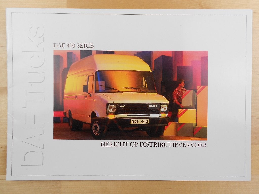 DAF 400 Brochure ca 1987, Ophalen of Verzenden, Zo goed als nieuw, Overige merken, DAF