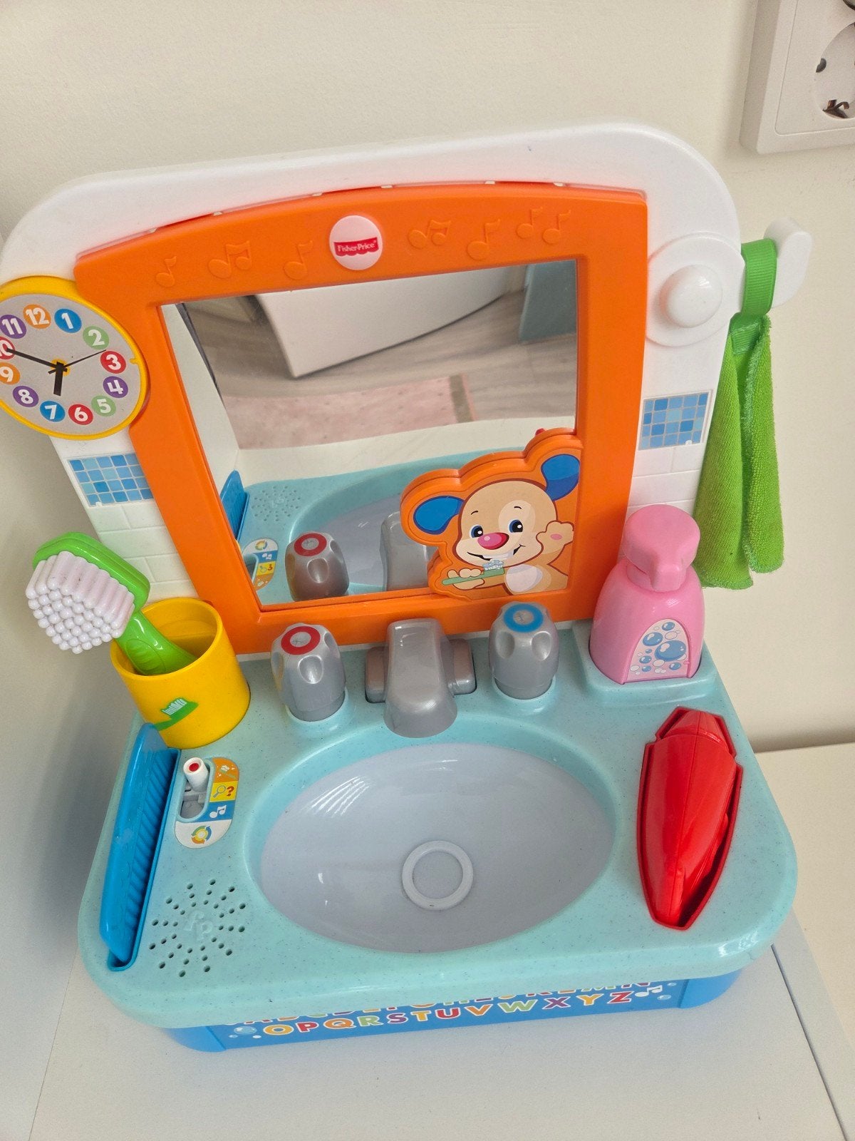 Fisher-Price Leren & Groeien Wastafel met Geluid, Ophalen of Verzenden, Zo goed als nieuw, Speelset, Met licht