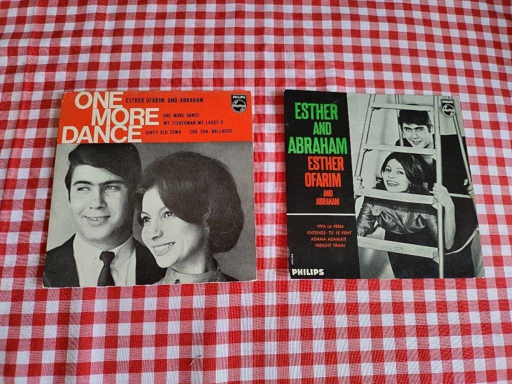 Esther and Abraham Ofarim 7 inch EP  2 stuks, EP, Gebruikt, 7 inch, Ophalen of Verzenden