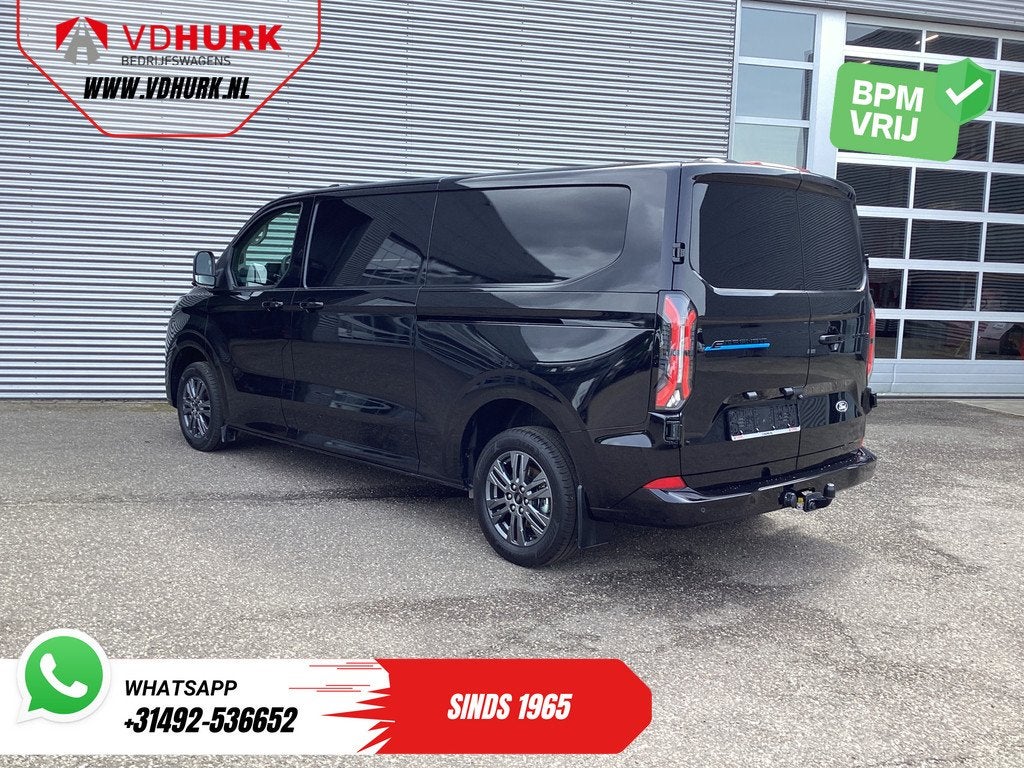Ford E-Transit Custom 218 pk 330 km WLTP L2 Limited 2x Elek., Automaat, Stof, Gebruikt, Vierwielaandrijving