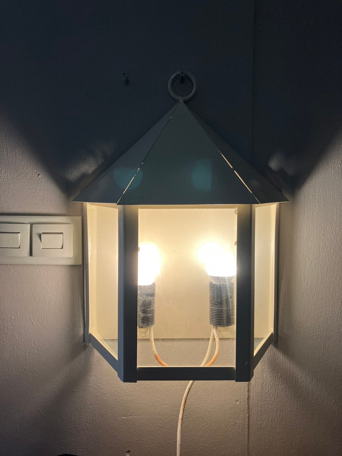 Muurlamp, Ophalen, Minder dan 50 cm, Rond, Zo goed als nieuw