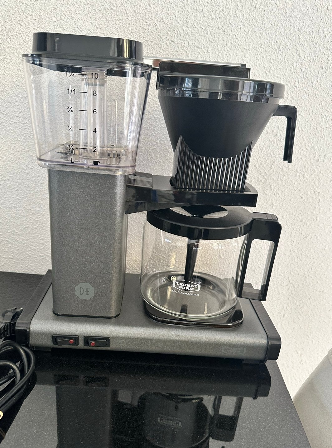 Douwe Egberts Moccamaster filterkoffie apparaat, Ophalen, Gebruikt, 10 kopjes of meer, Koffiemachine