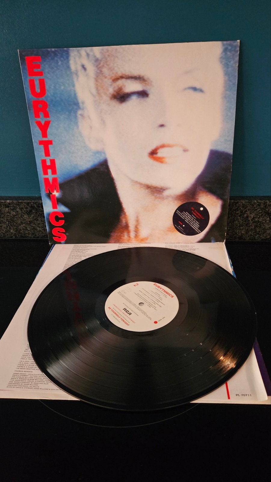 Eurythmics - Be Yourself Tonight LP (1985), Cd's en Dvd's, LP, Gebruikt, Pop, Originele persing