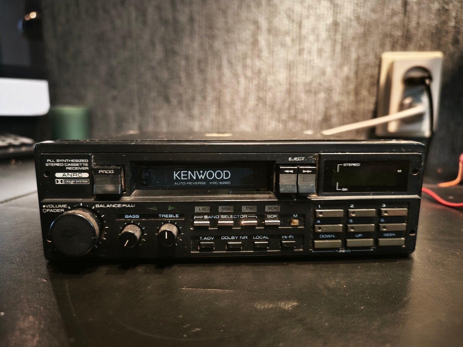 Kenwood KRC-626D Autoradio Cassette Receiver, Auto diversen, Autoradio's, Ophalen of Verzenden, Gebruikt