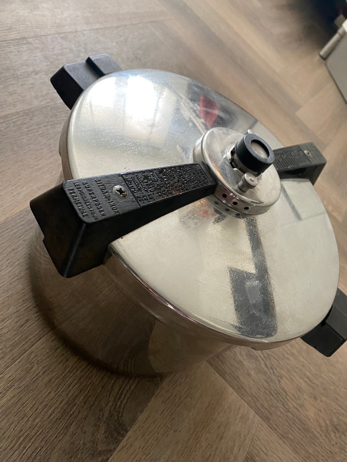 Grote snelkookpan, Ophalen of Verzenden, Gebruikt