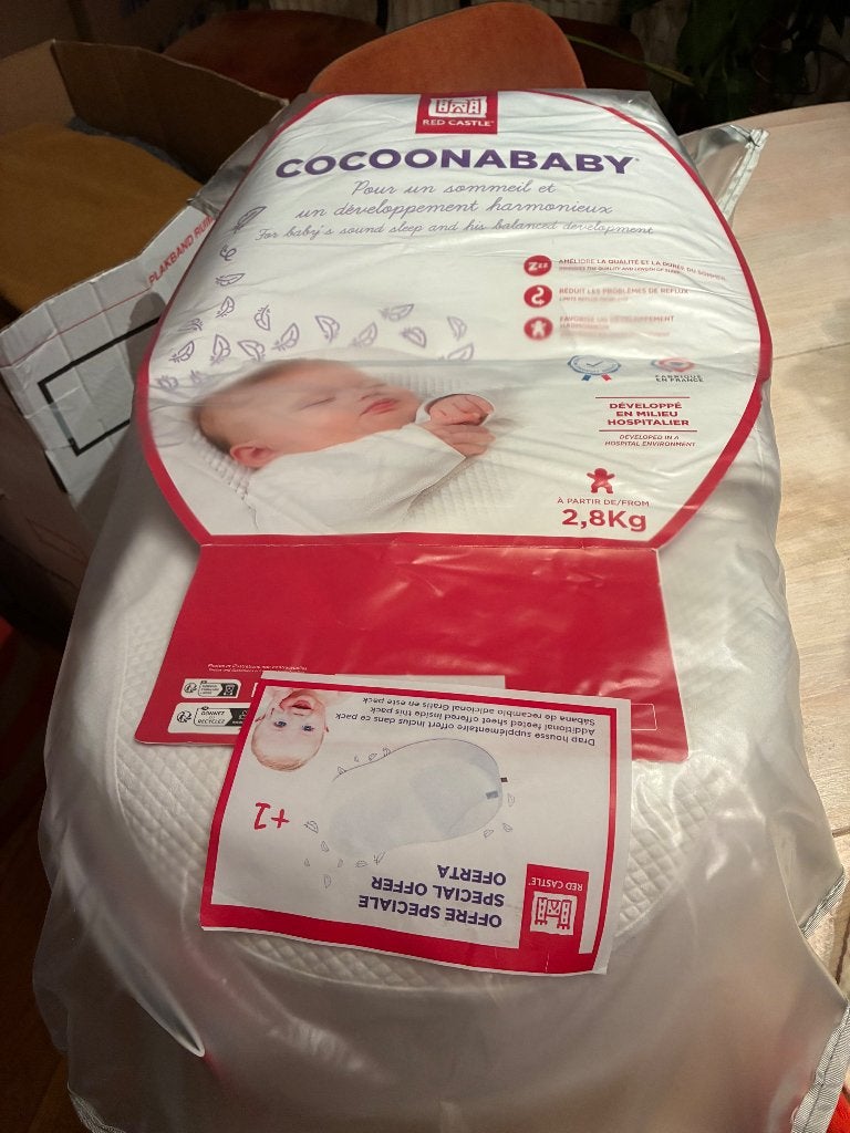 Cocoona baby bed, Ophalen, Zo goed als nieuw, Minder dan 140 cm, Matras