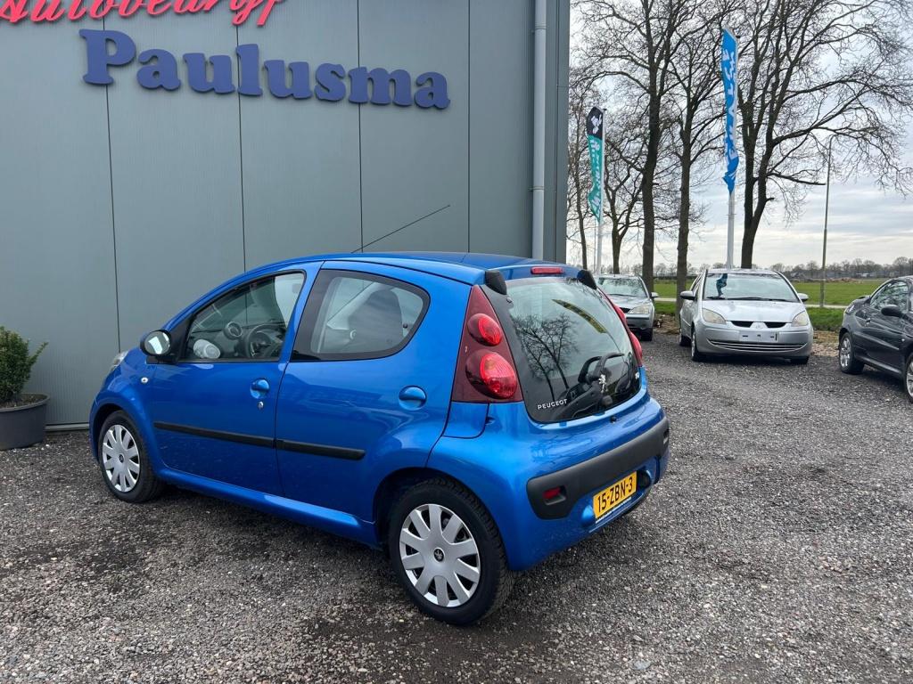 Peugeot 107 1.0 Active 5-drs|Airco|Led|Elec.pak. (bj 2012), Auto's, Voorwielaandrijving, Euro 5, Gebruikt, Zwart