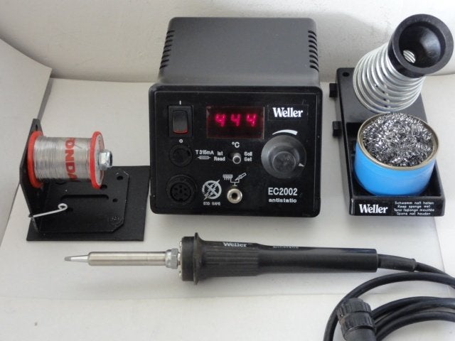 WELLER EC 2002 DIGITAAL SOLDEERSTATION +Weller LR-21 BOUT, Ophalen of Verzenden, Zo goed als nieuw