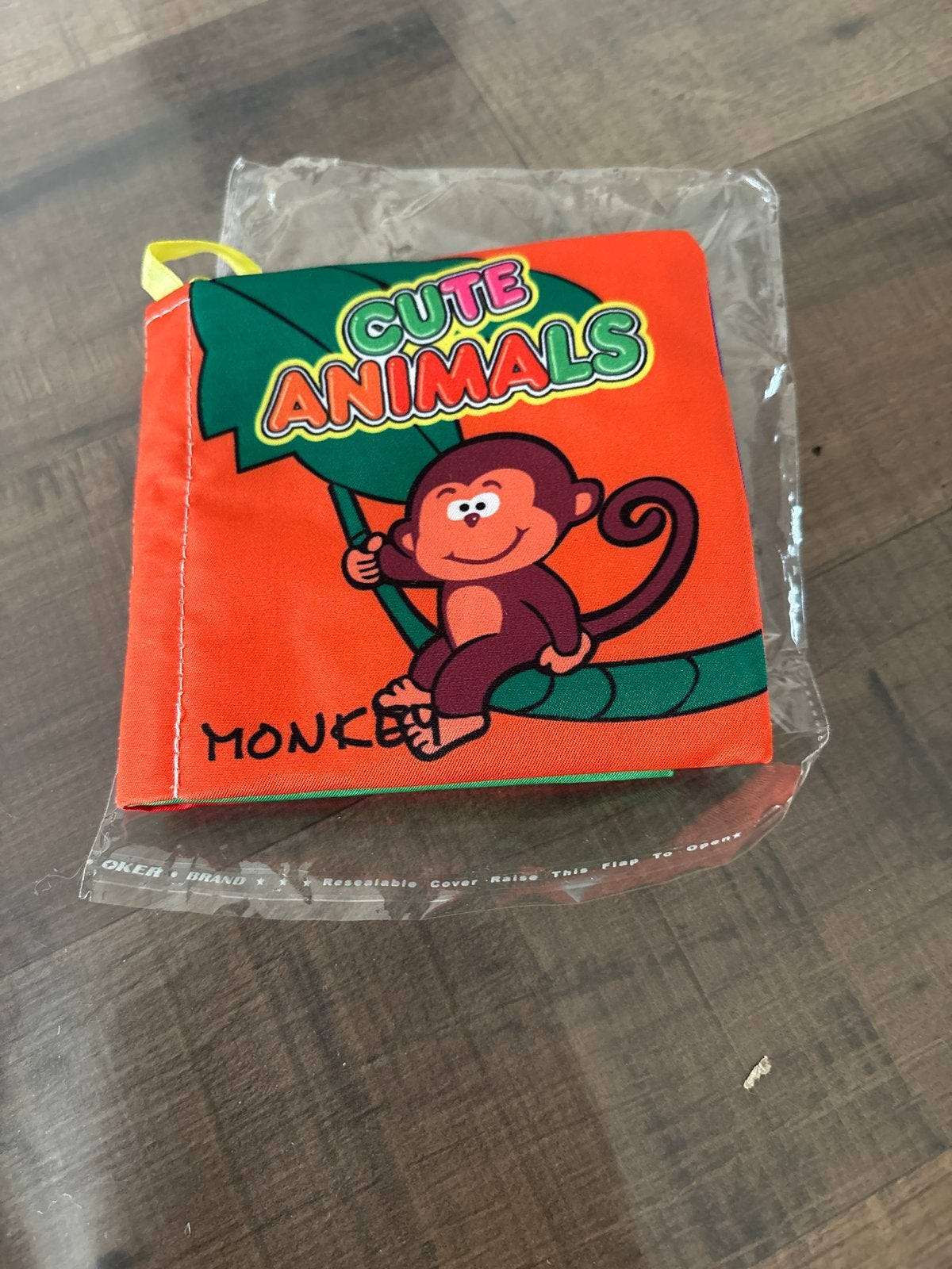 Nieuw stoffen boekje 'Cute Animals' voor baby's, Ophalen of Verzenden, Nieuw, Overige typen