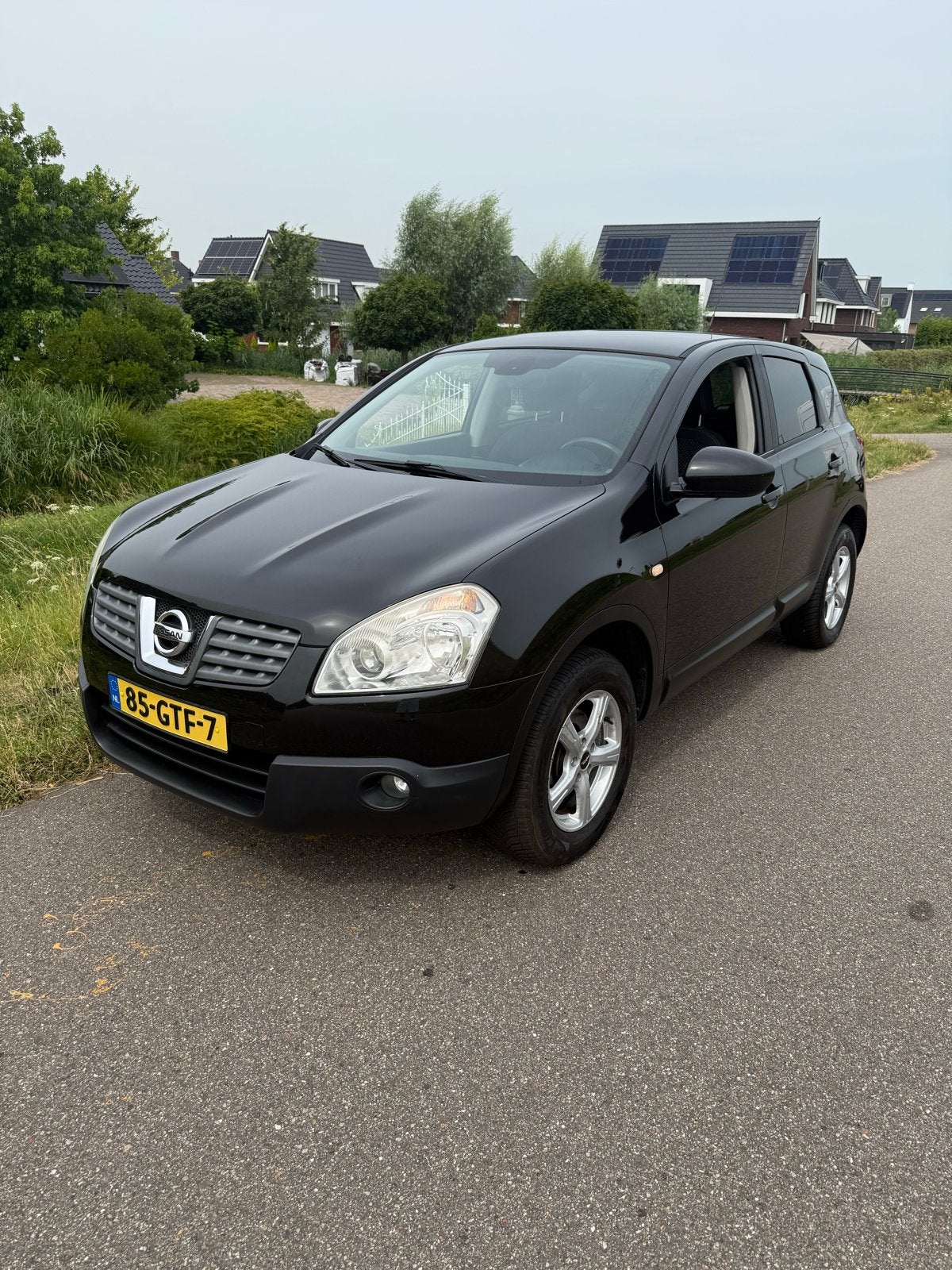 Nissan Qashqai 2.0 2WD 2009 Zwart NW Apk juli-27, Voorwielaandrijving, Stof, Zwart, 4 cilinders