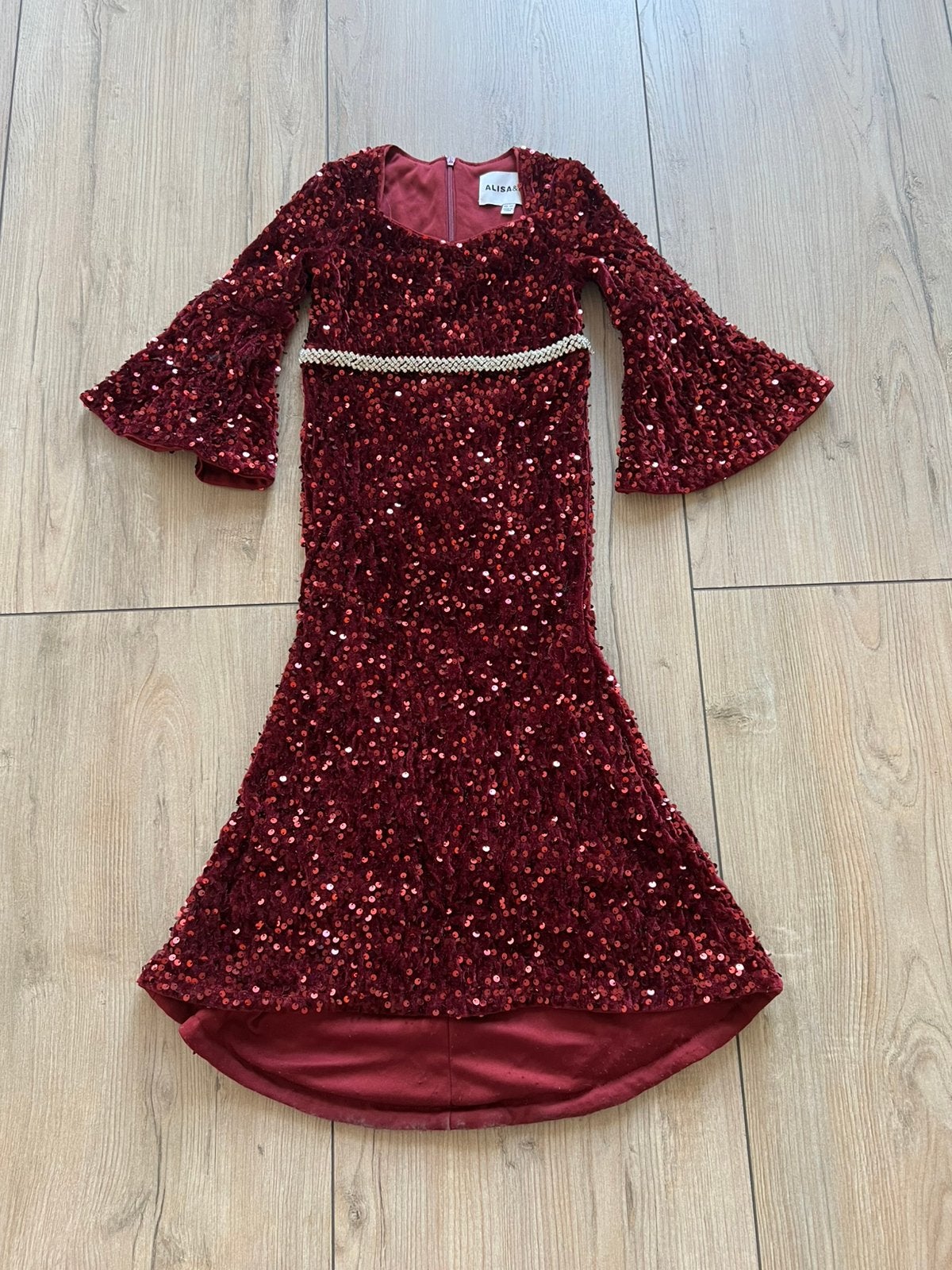 Mooie meisjes avond jurk, Kinderen en Baby's, Kinderkleding | Maat 104, Ophalen of Verzenden, Zo goed als nieuw, Meisje, Jurk of Rok