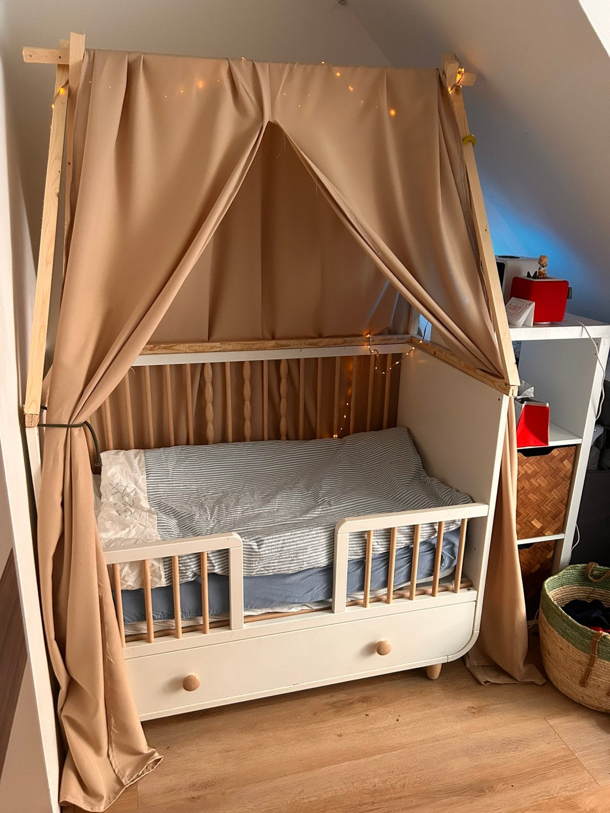 Baby crib kids bed kids crib tent, Ophalen, Zo goed als nieuw, Minder dan 140 cm, Minder dan 70 cm