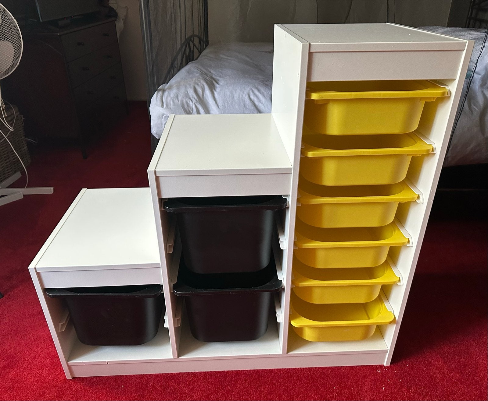 IKEA Trofast kast met bakken - Gebruikt, Ophalen, Gebruikt, 75 tot 100 cm, Minder dan 50 cm