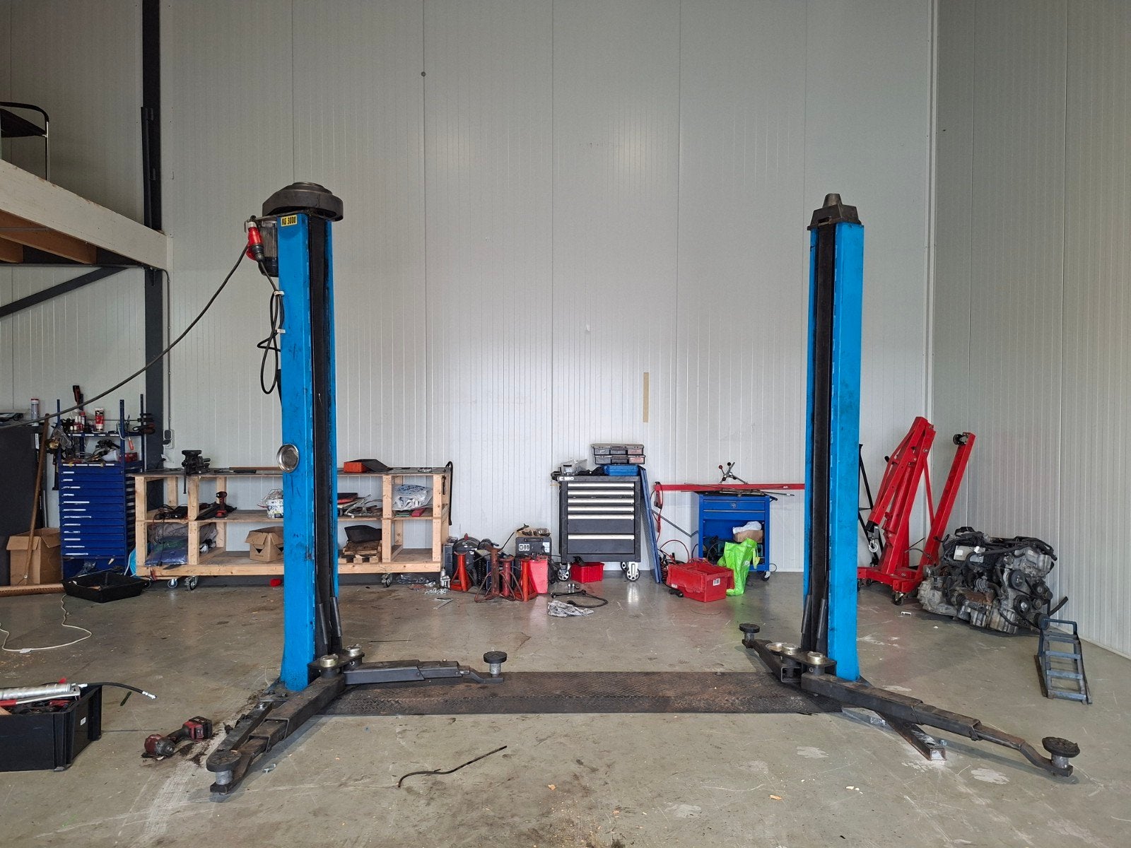 2 Koloms Hefbrug 3000kg, LEES ADVERTENTIE!, Auto diversen, Ophalen of Verzenden, Gebruikt