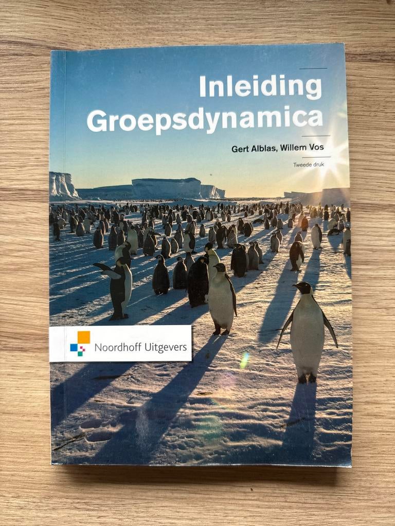 Willem Vos - Inleiding groepsdynamica, Boeken, Sociale wetenschap, Ophalen of Verzenden, Zo goed als nieuw, Willem Vos; Gert Alblas