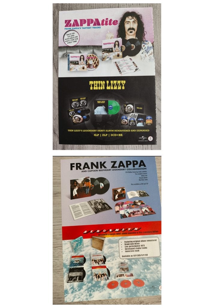 Frank Zappa 2 pagina’s 2026, Verzenden, Zo goed als nieuw, Boek, Tijdschrift of Artikel