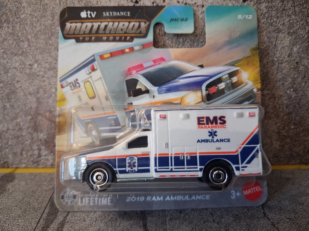 2019 RAM Ambulance van Matchbox, Ophalen, Nieuw, Auto