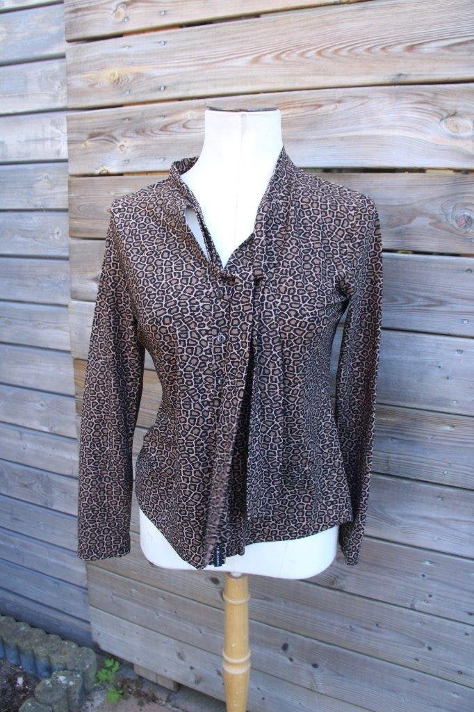 Blouse bruin Jane Lushka mt S travel Vaste prijs, Kleding | Dames, Bruin, Ophalen of Verzenden, Zo goed als nieuw, Jane Lushka