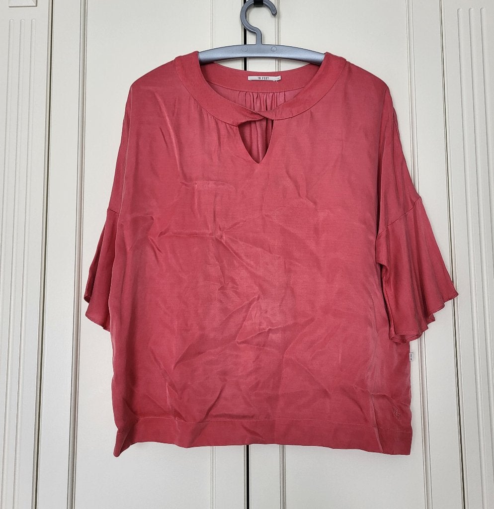 10 Feet top, tuniek, oud roze, licht glanzend, maat L, 10 Feet, Maat 42/44 (L), Ophalen of Verzenden, Zo goed als nieuw