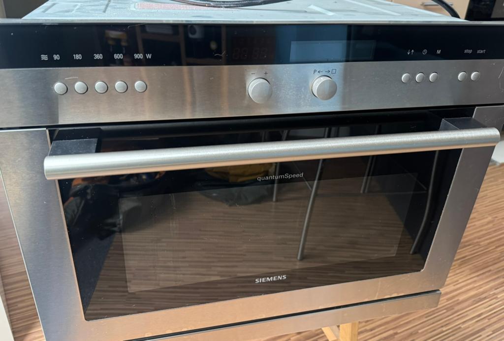 Gratis op te halen Defecte Siemens HB86Q560N combi magnetron, Ophalen, Oven, Inbouw
