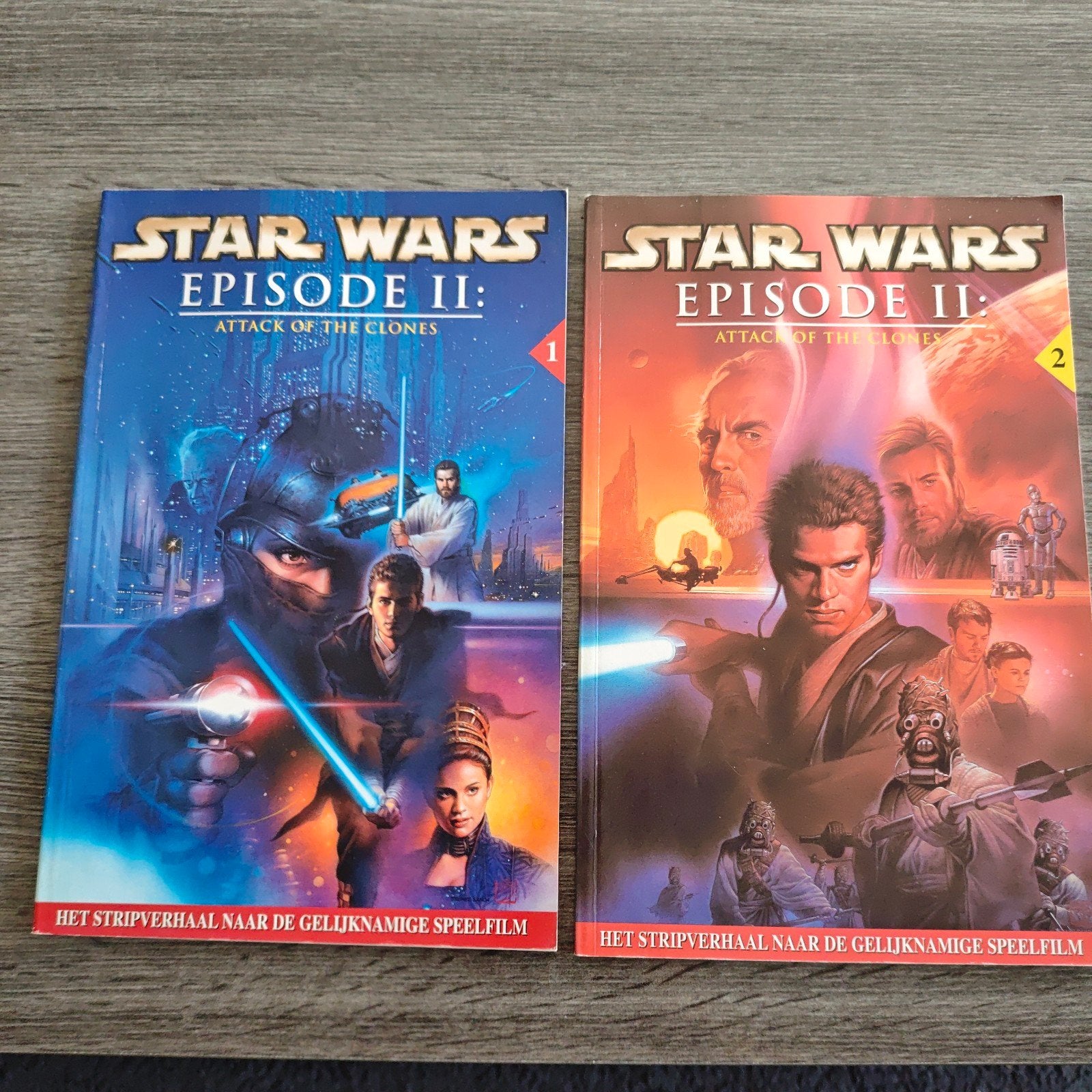 Star Wars Episode II: Attack of the Clones stripboeken (2), Meerdere stripboeken, Ophalen of Verzenden, Gelezen