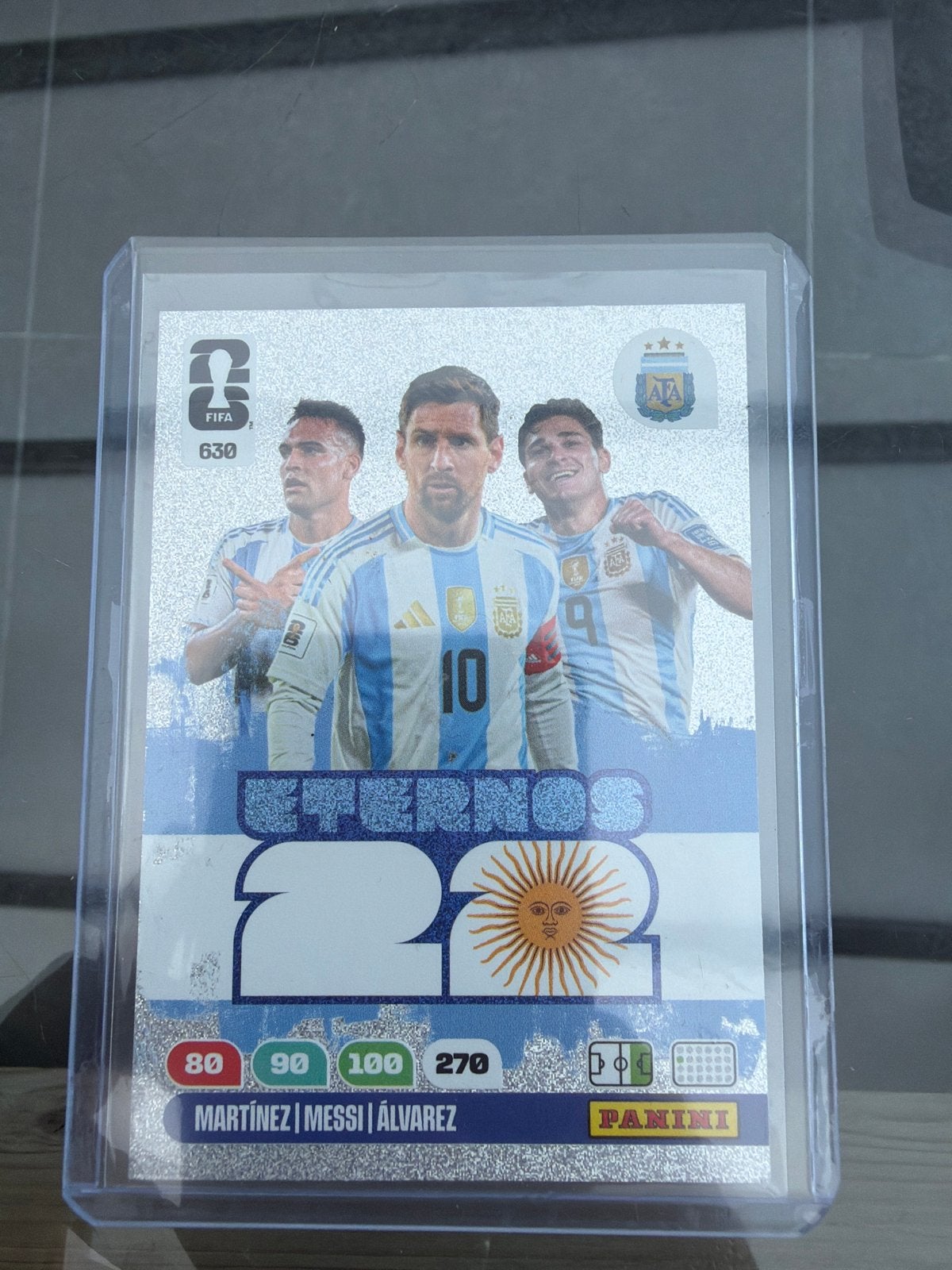 Panini FIFA World Cup 2026 Adrenalyn 630 Messi, Ophalen of Verzenden, Zo goed als nieuw, Buitenlandse clubs, Spelerskaart