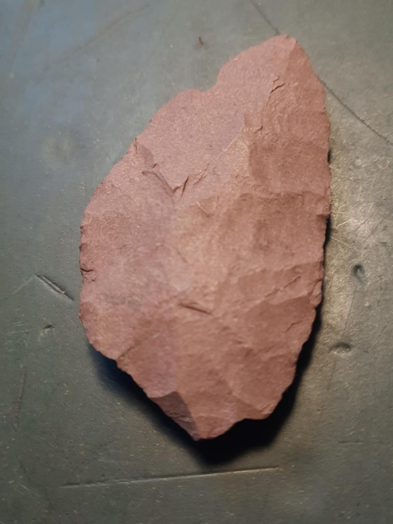 Vuistbijl biface bladspits, Ophalen of Verzenden