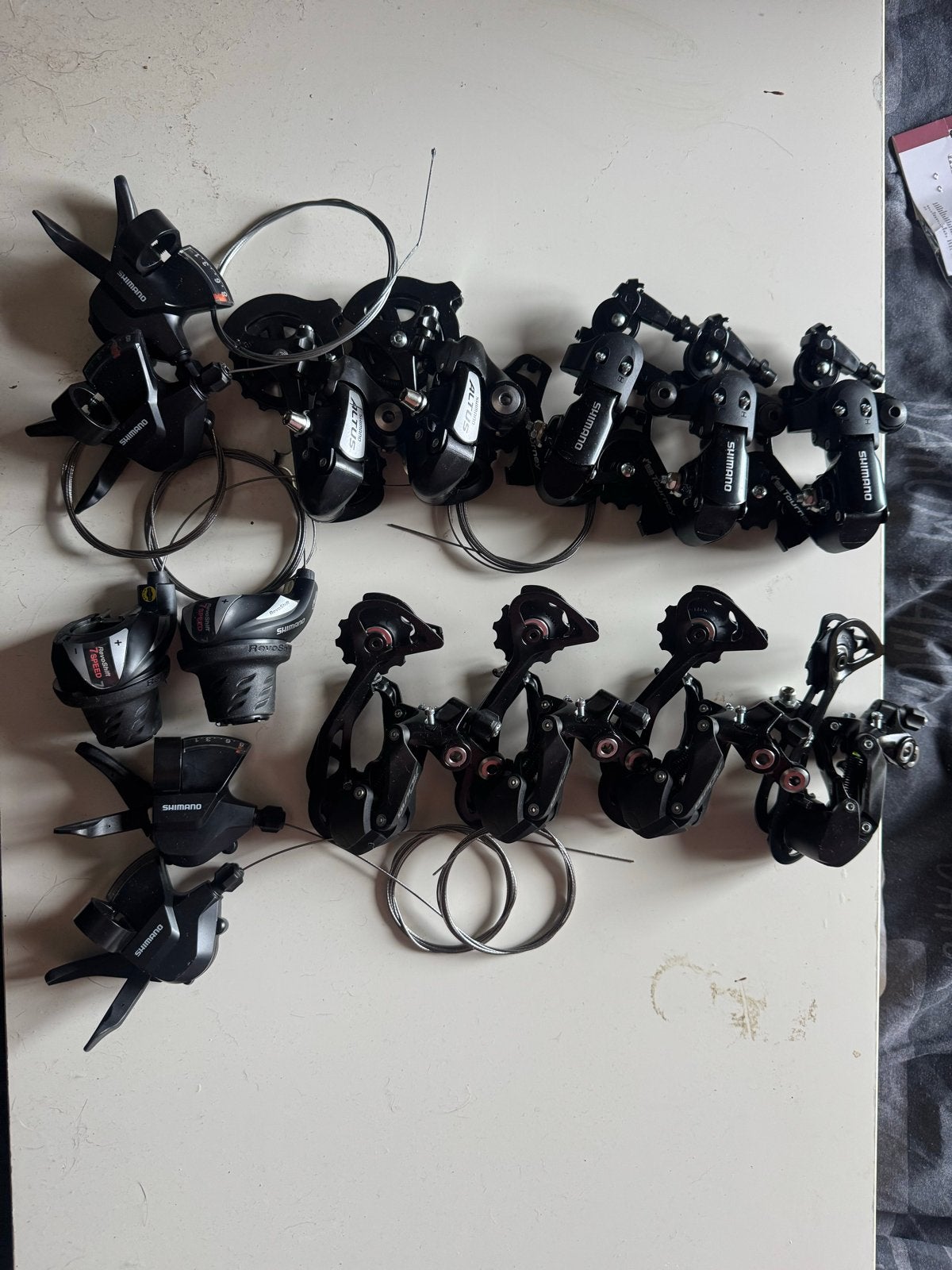 Diverse Shimano Derailleurs en Shifters, Ophalen of Verzenden, Gebruikt, Derailleur of Ketting