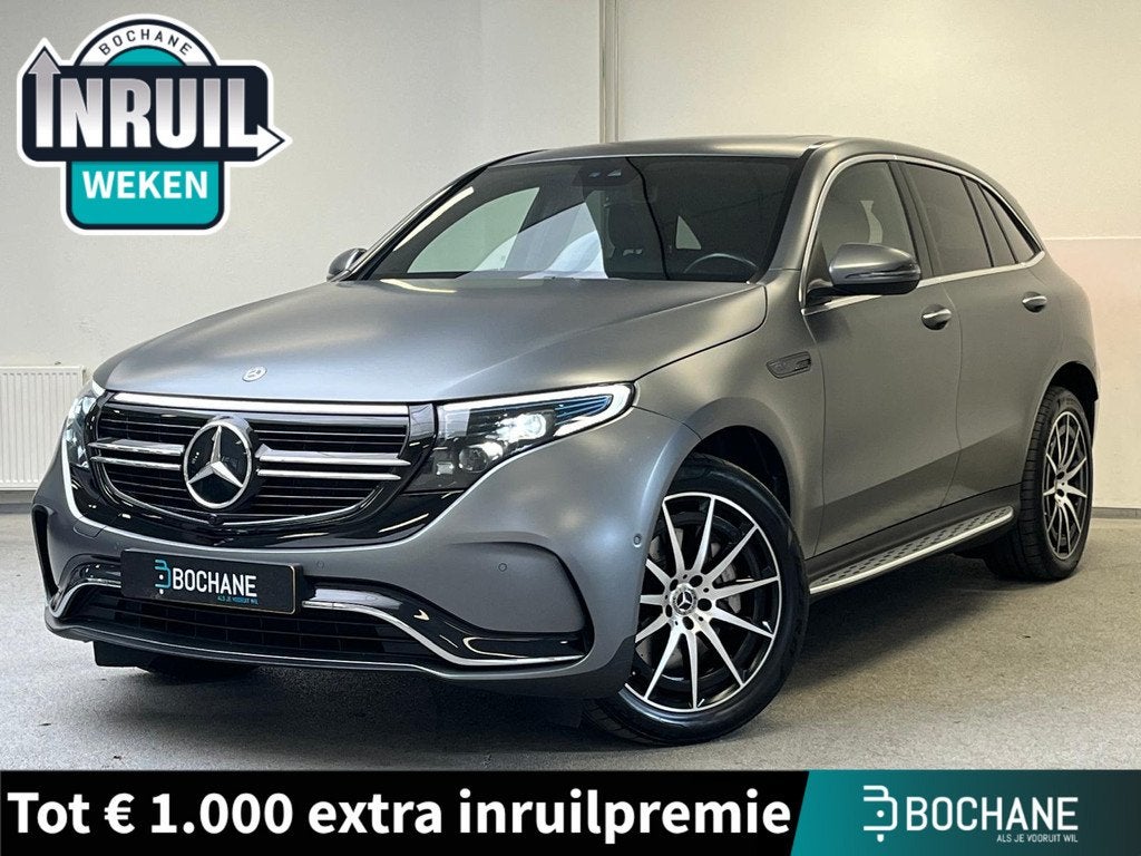 Mercedes-Benz EQC 400 4MATIC AMG Premium 80 kWh | PANO | TRE, Auto's, 660 min, 40 min, Leder en Stof, Origineel Nederlands